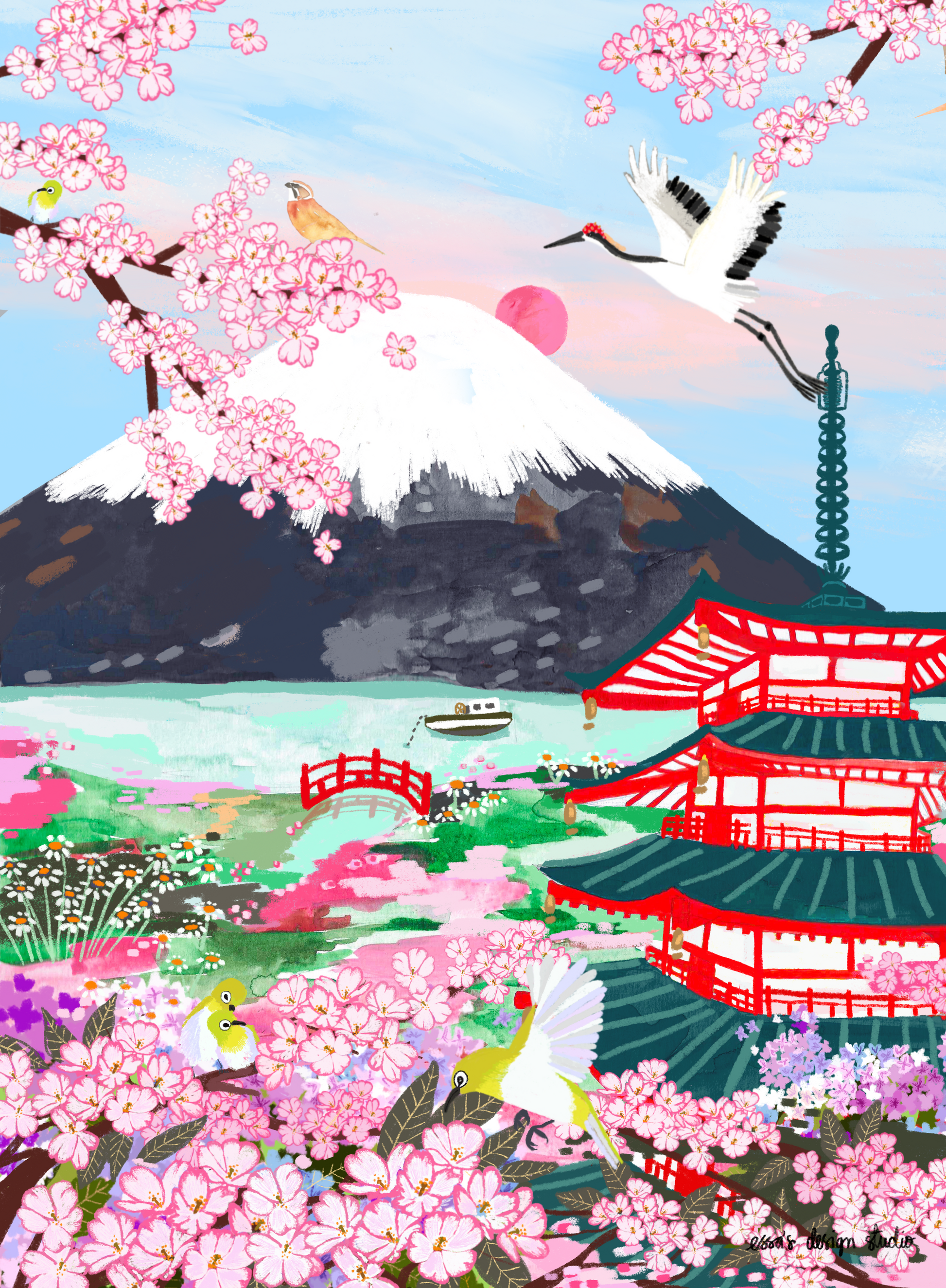 Spring at Mount Fuji